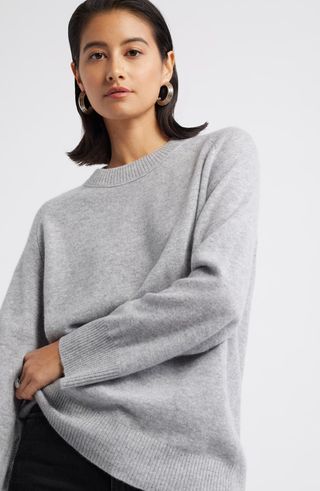 Relaxed Cashmere Crewneck Sweater