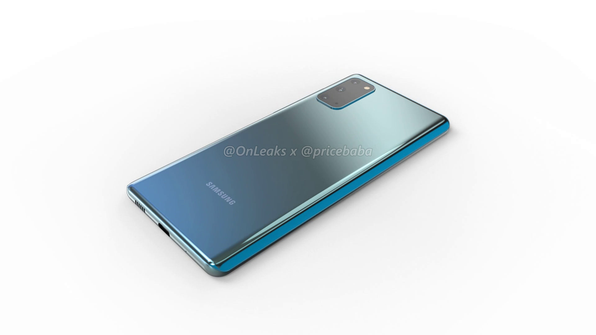 Render of Samsung Galaxy S20 Fan Edition