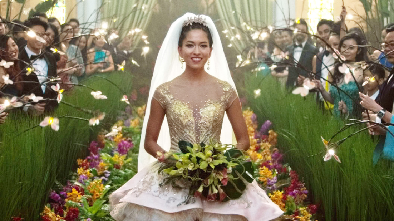 The wedding during Crazy Rich Asians.