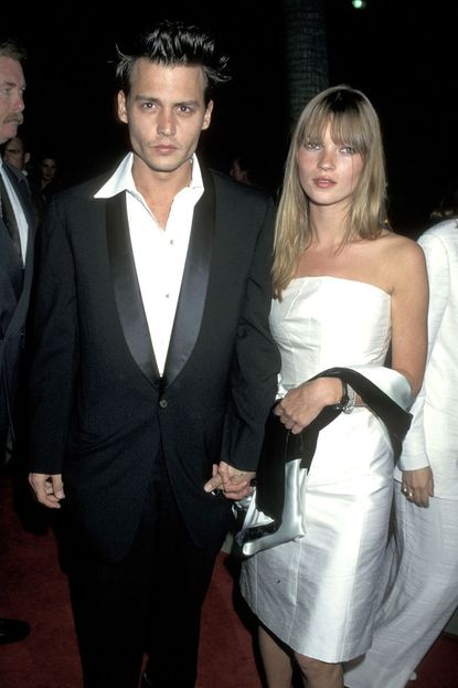 Johnny Depp and Kate Moss 