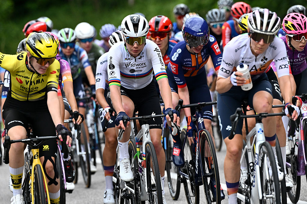 Lotte Kopecky of Belgium and Team SD Worx - Protime competes during the 36th Giro d&#039;Italia Women 2025