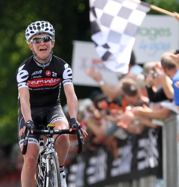 Emma Pooley (Cervelo) won the British road title