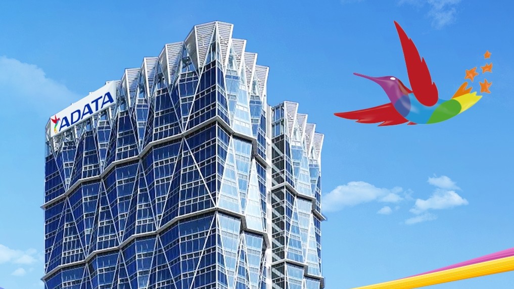 ADATA headquarters with logo
