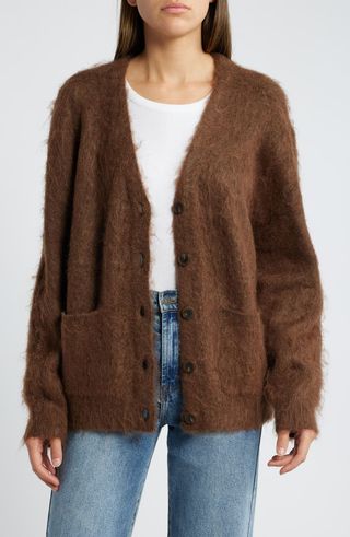 Fuzzy Oversize Cardigan