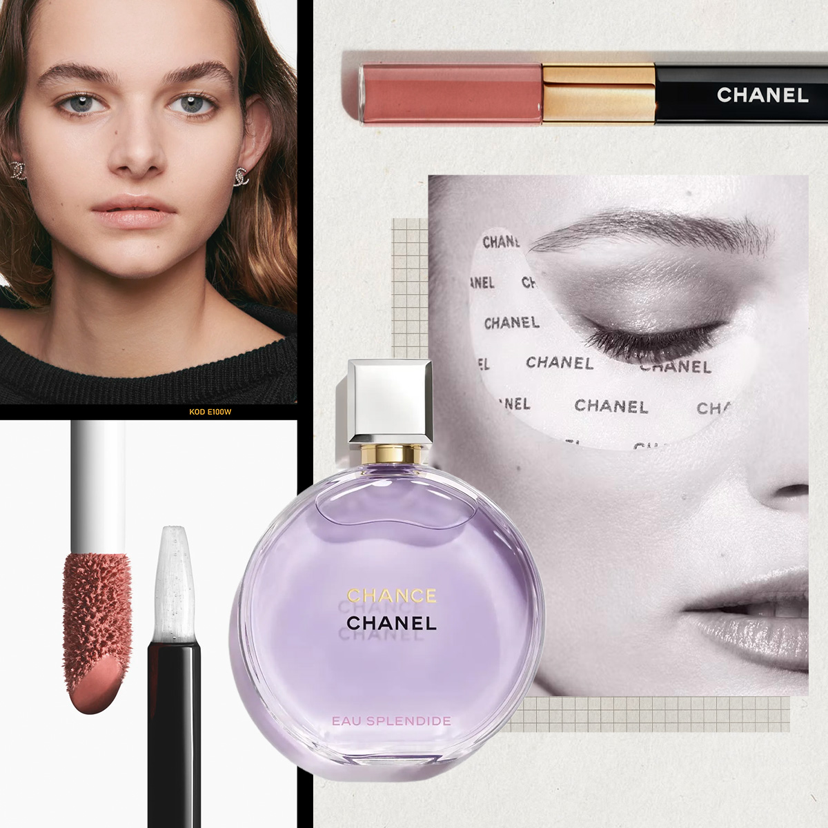 Collage Image of Spring Beauty Products From Chanel Beauty