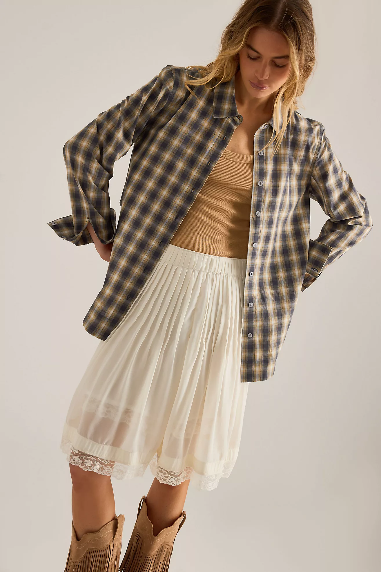 Damson Madder Solana Check Shirt