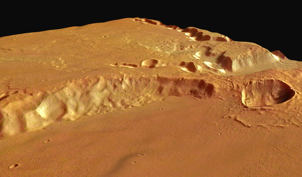 medusae fossae perspective