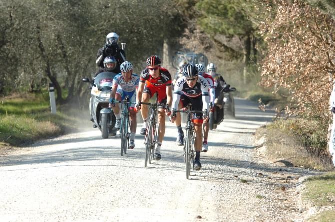 Aleksejs Saramotins (IAM Cycling) leads the day's early break