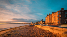 Portobello in Edinburgh at sunrise 