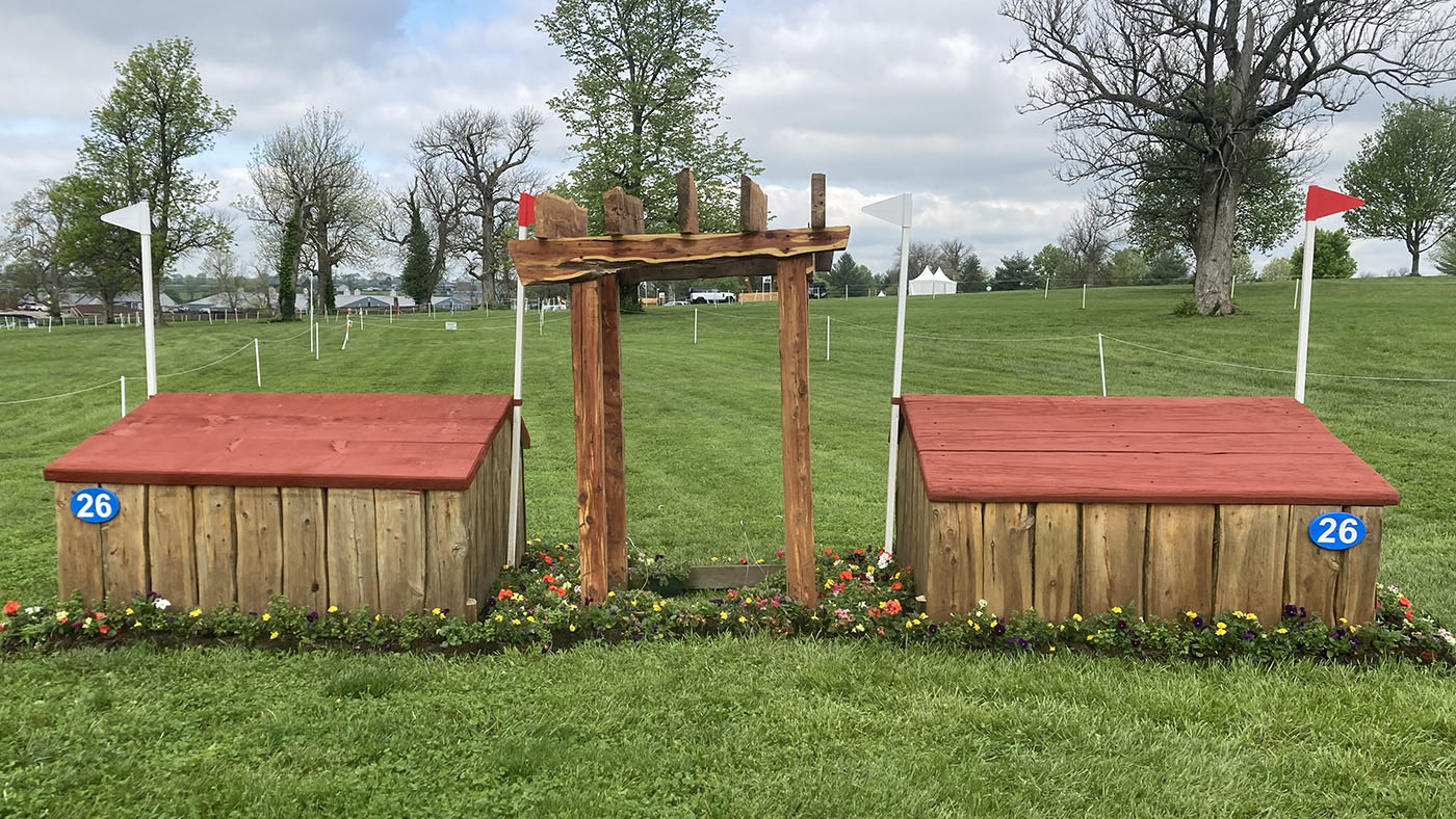 Kentucky Three-Day Event cross-country course 2024 fence 26
