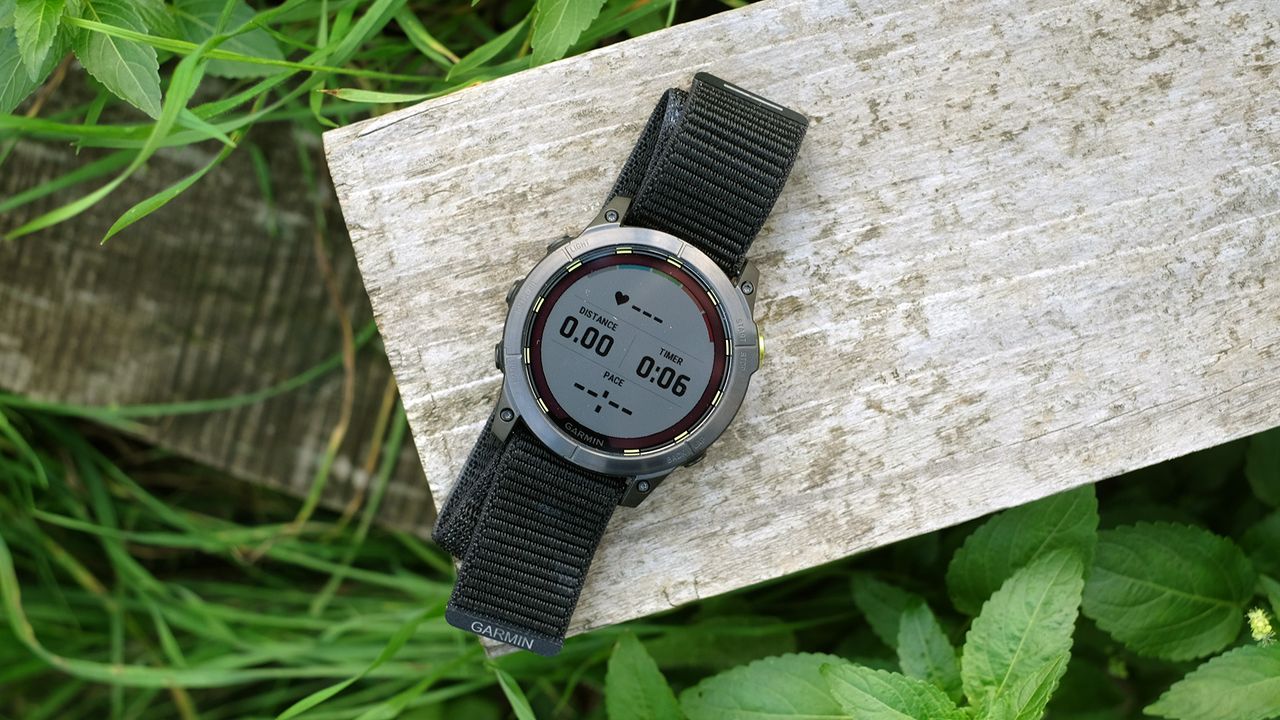 Garmin Enduro 2 being tested by Live Science contributor Andrew Williams