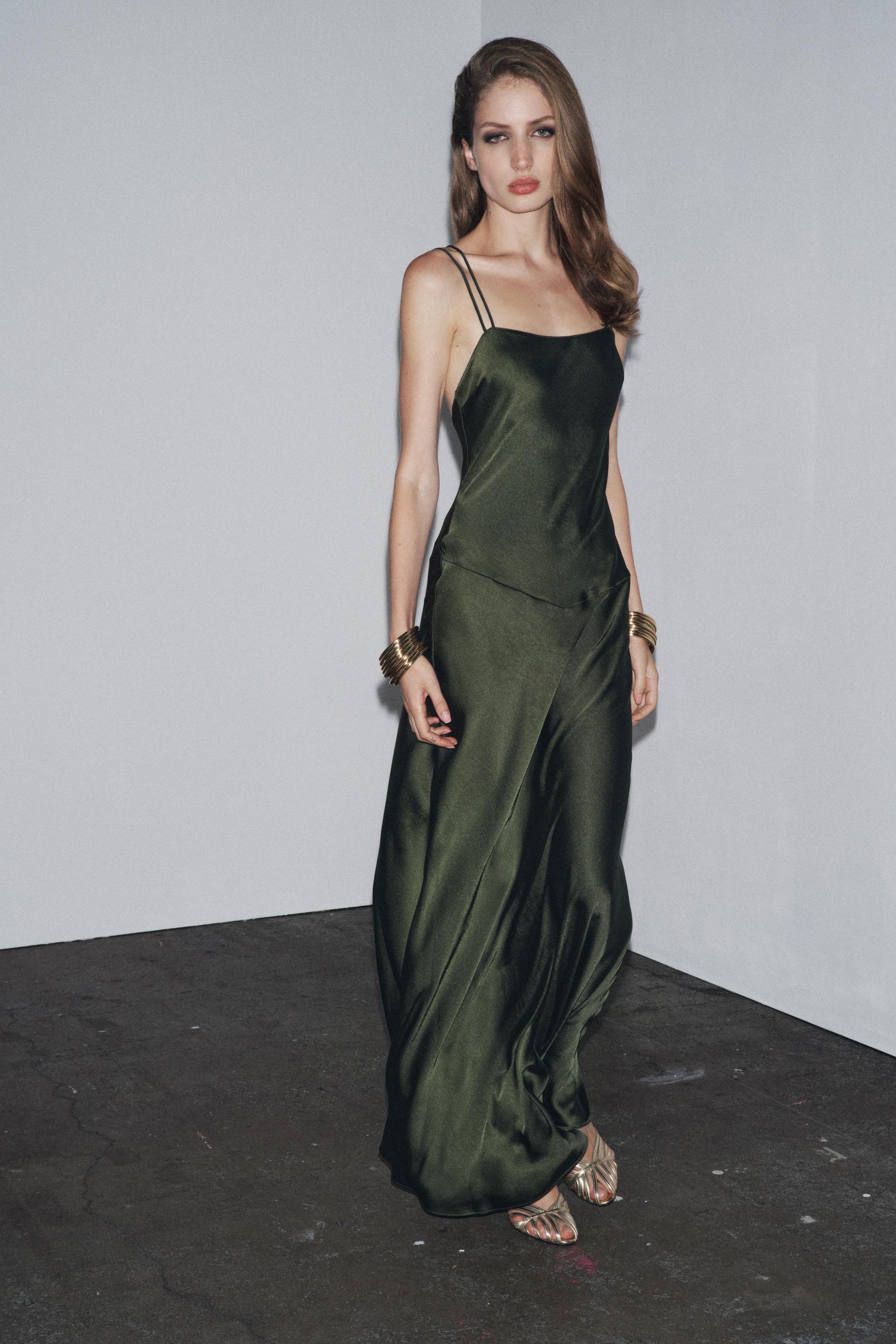 Limited Edition Satin Long Dress