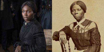 Cynthia Erivo and Harriet Tubman