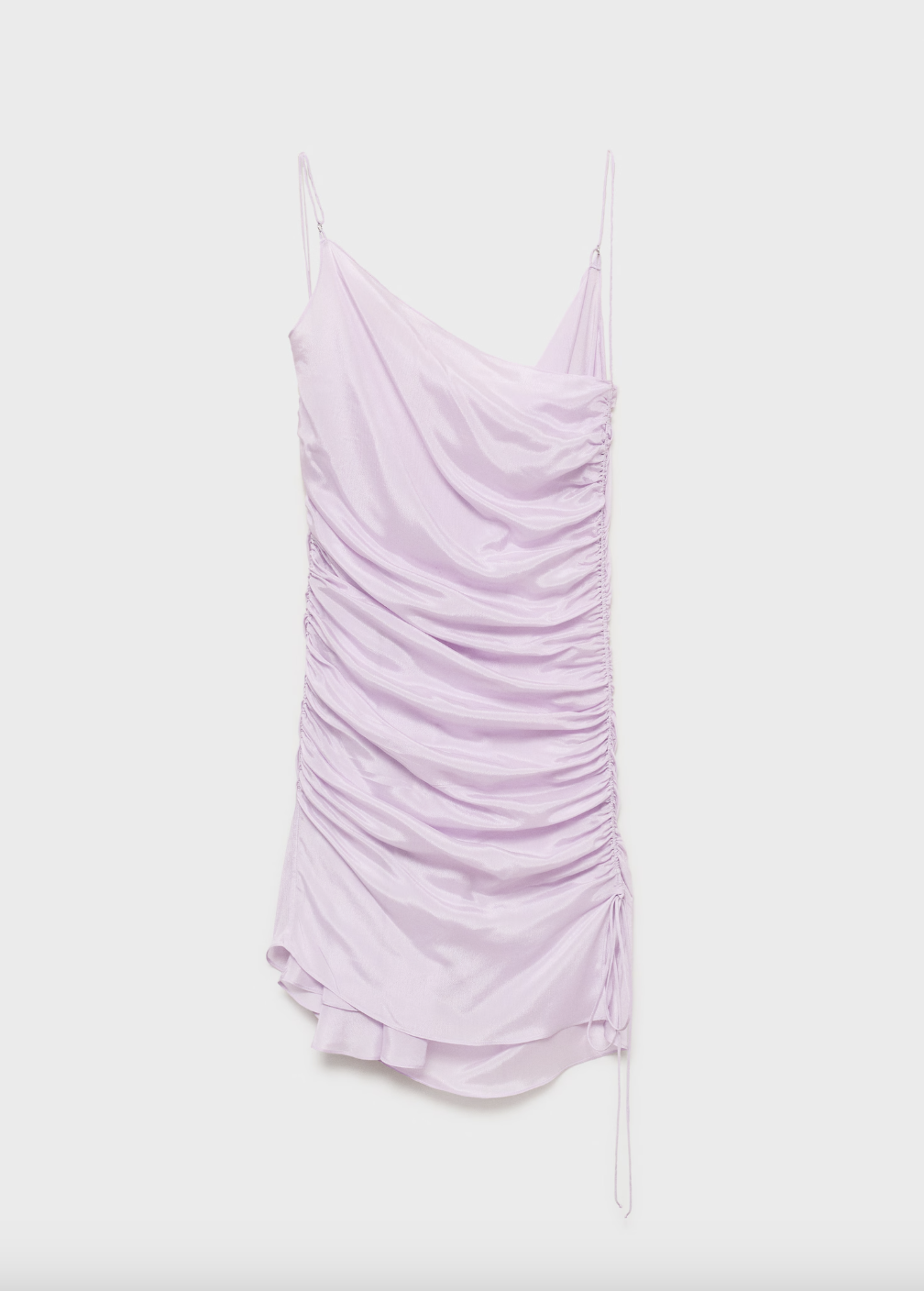 Mango x Supriya Lele, Gathered Dress With Satin Finish 
