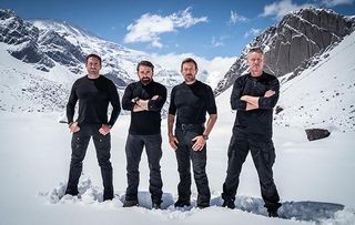 SAS: WHO DARES WINS: SUTC CELEBRITY VERSION [SERIES 1] shows L-R Jason Fox, Ant Middleton, Olly Ollerton and Mark Billingham