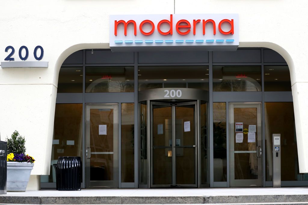 Moderna headquarters on May 08, 2020 in Cambridge