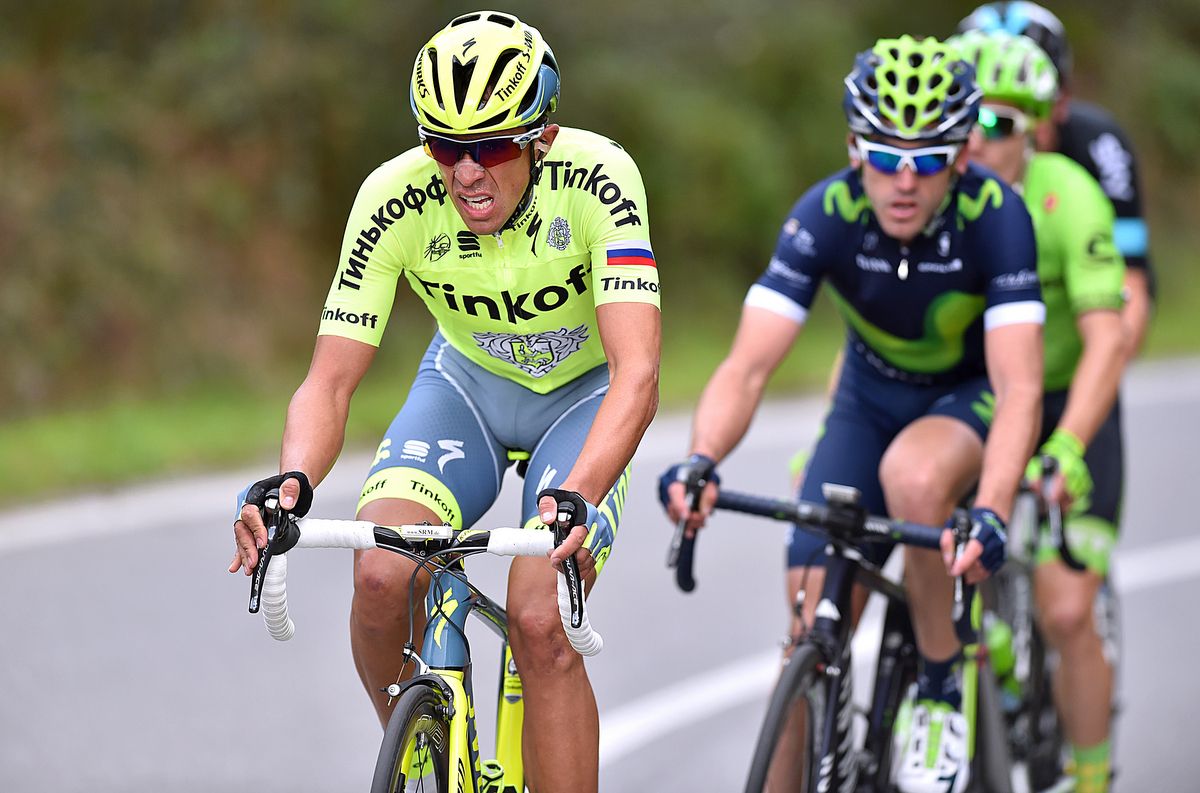 Alberto Contador (Tinkoff) didn't have his best day today