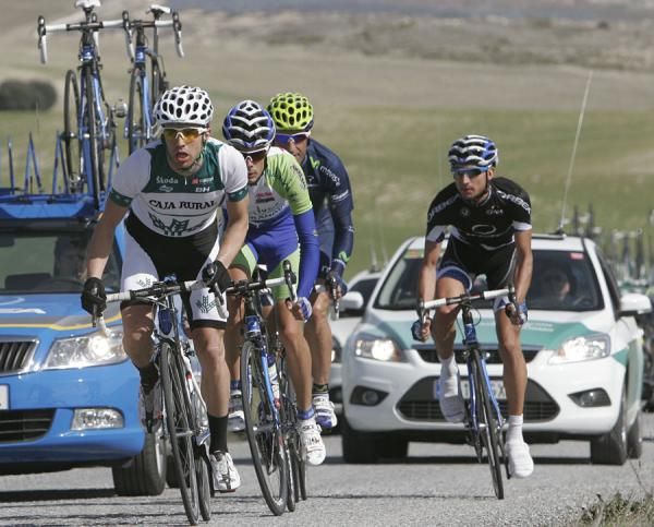 Aitor Galdos (Caja Rural) on the attack.