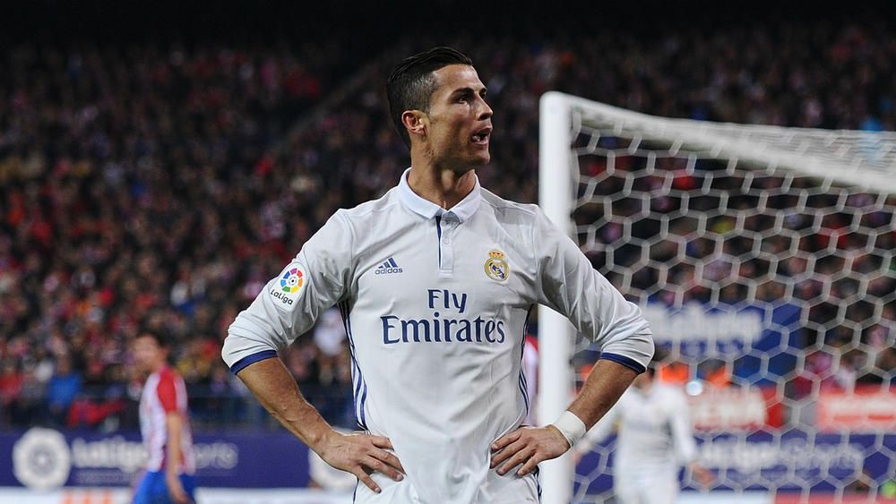 Atletico Madrid v Real Madrid: Cristiano Ronaldo, King of El Derbi ...