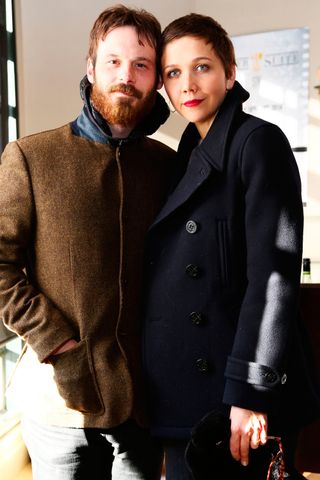 Scoot McNairy and Maggie Gyllenhaal at Sundance Film Festival 2014