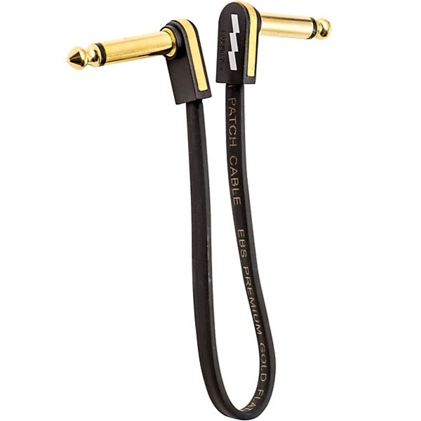 An EBS Premium Gold Flat Patch lead