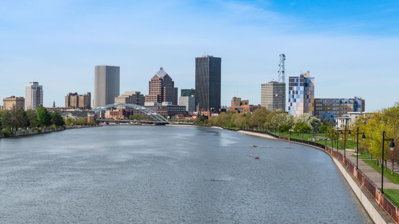 Skyline in Rochester, New York