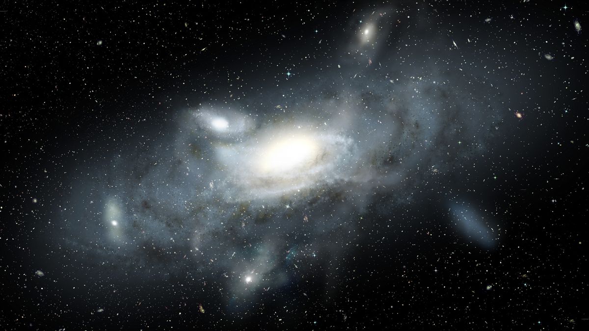 اخبارتلسکوپ فضایی جیمز وب کهکشان جوان دوردست را در حال بلعیدن همسایگان خود می گیرد