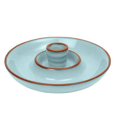 Dunelm glazed olive dish