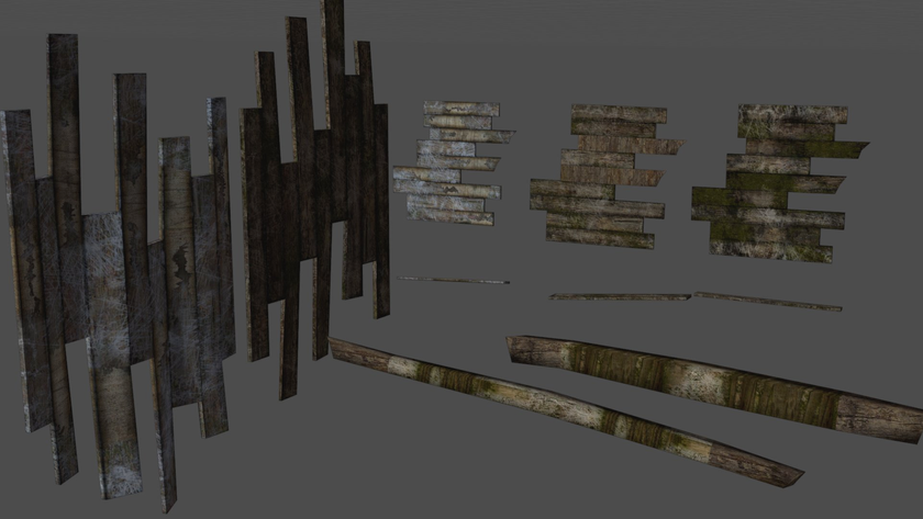 Ten planks of wood from Dark Souls, responsible for my nightmares in Blighttown.