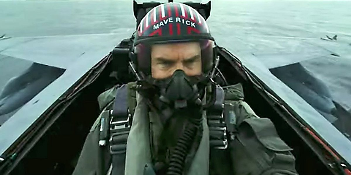 Tom Cruise as Maverick in Top Gun: Maverick trailer