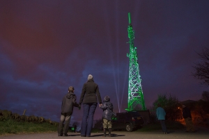 James Bawn Illuminates Halifax Transmitting Tower