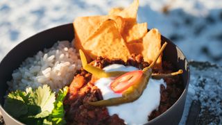 camping meal chilli con carne