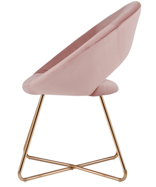 pink dining chair