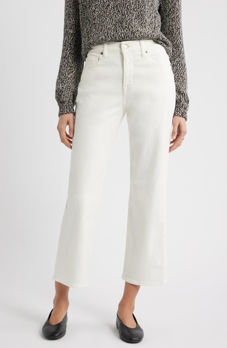 High Waist Straight Leg Jeans