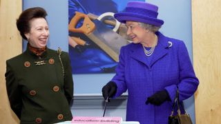 Queen Elizabeth II And Princess Anne Highlighting The Achievements Of Women To Mark International Women's Day