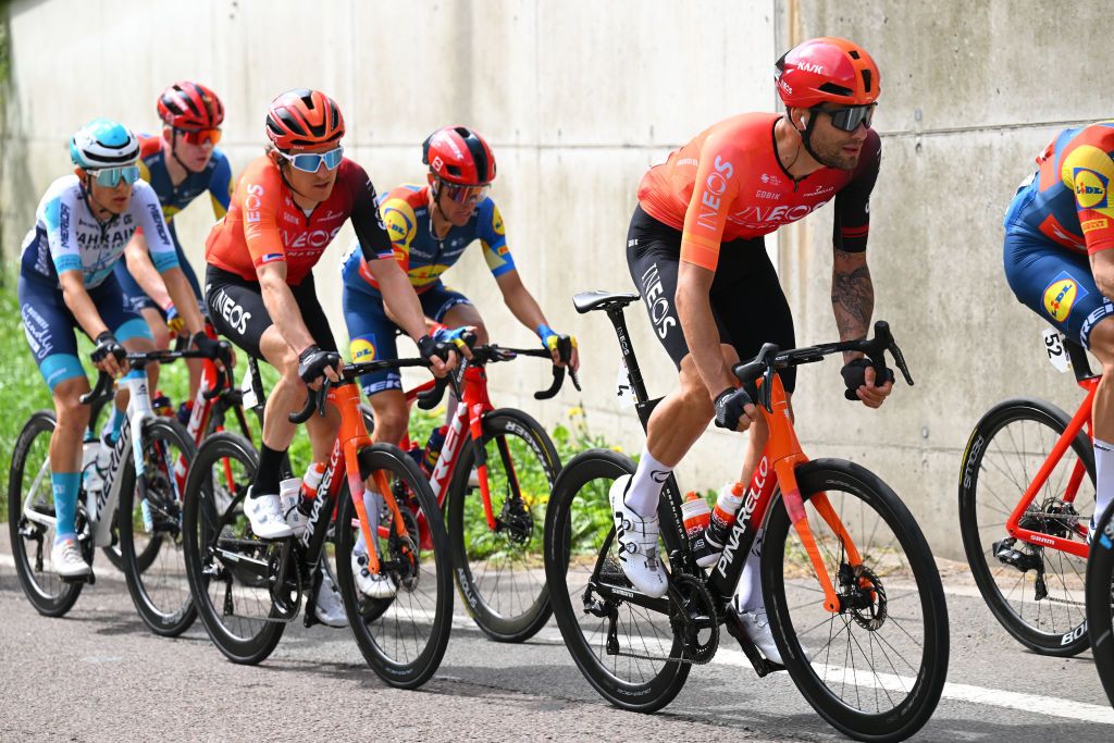 Filippo Ganna is at the Tour of the Alps