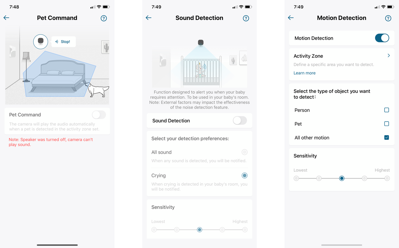Eufy Indoor Cam 2k Review App Detection Settings