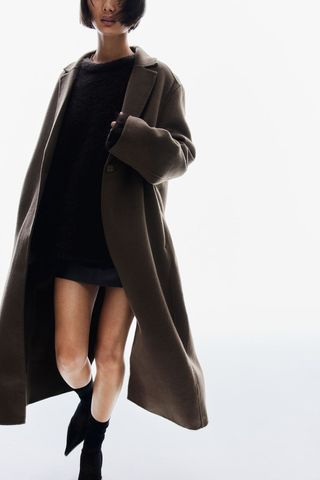 Handmade Wool-Blend Coat