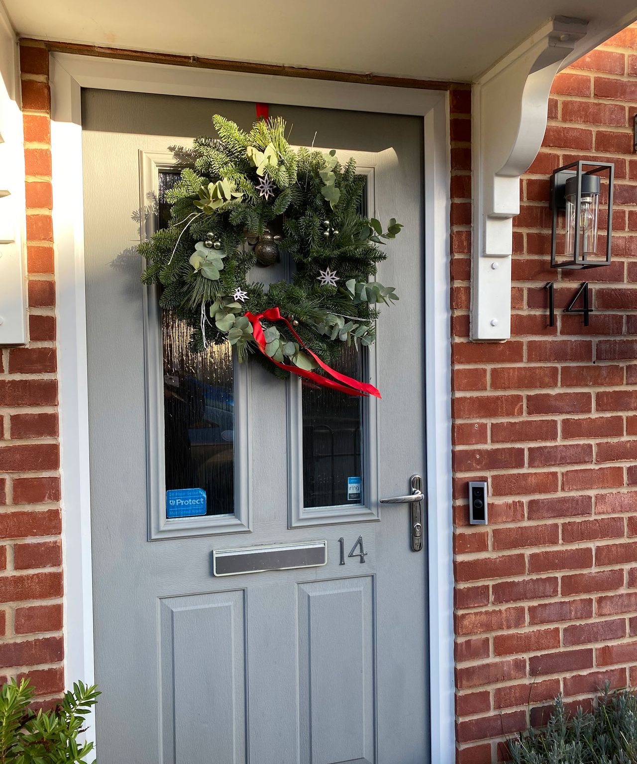 tree clipping wreath