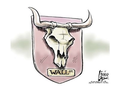 A dried up Wall Street