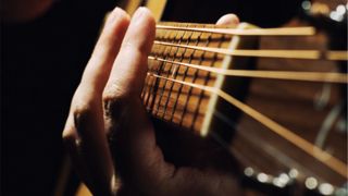acoustic guitar chord