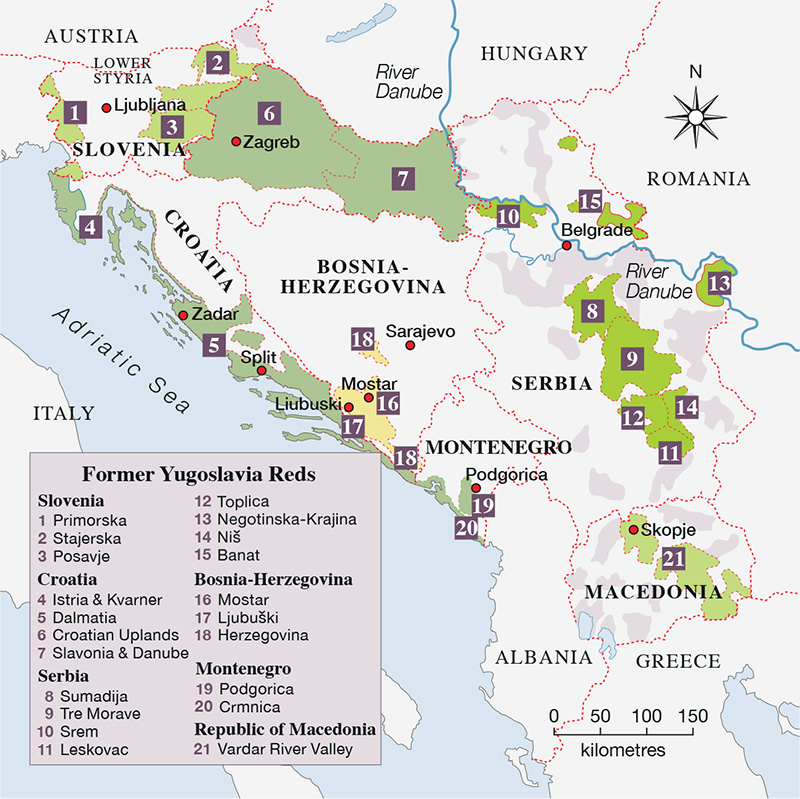 Balkans map
