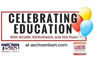 Celebrating Education with #CoSN, #20toWatch, and 100 Posts