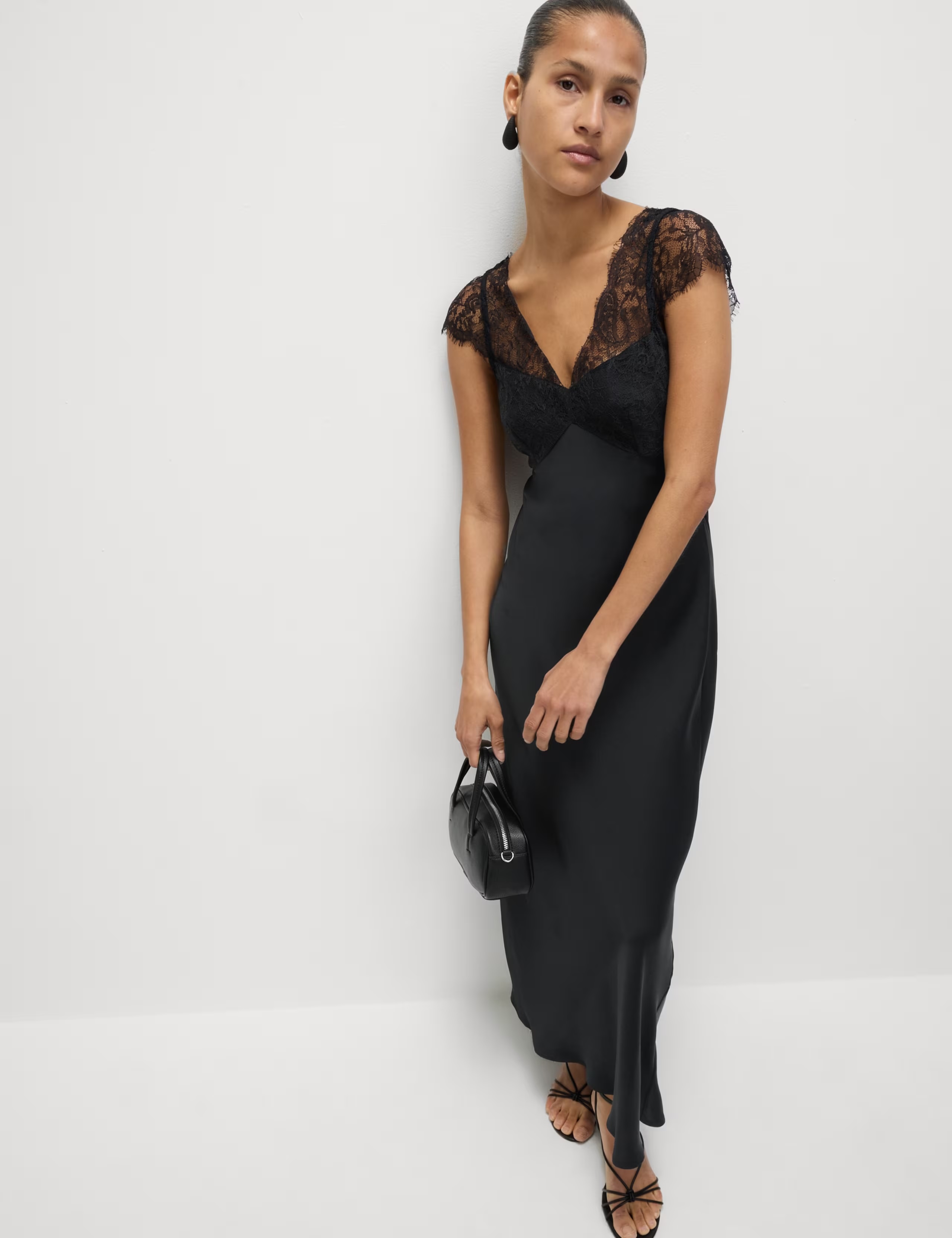 M&S, Lace Slip Dress