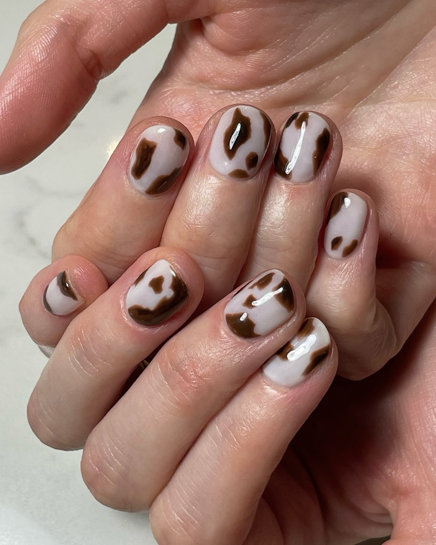 nail art on short nails