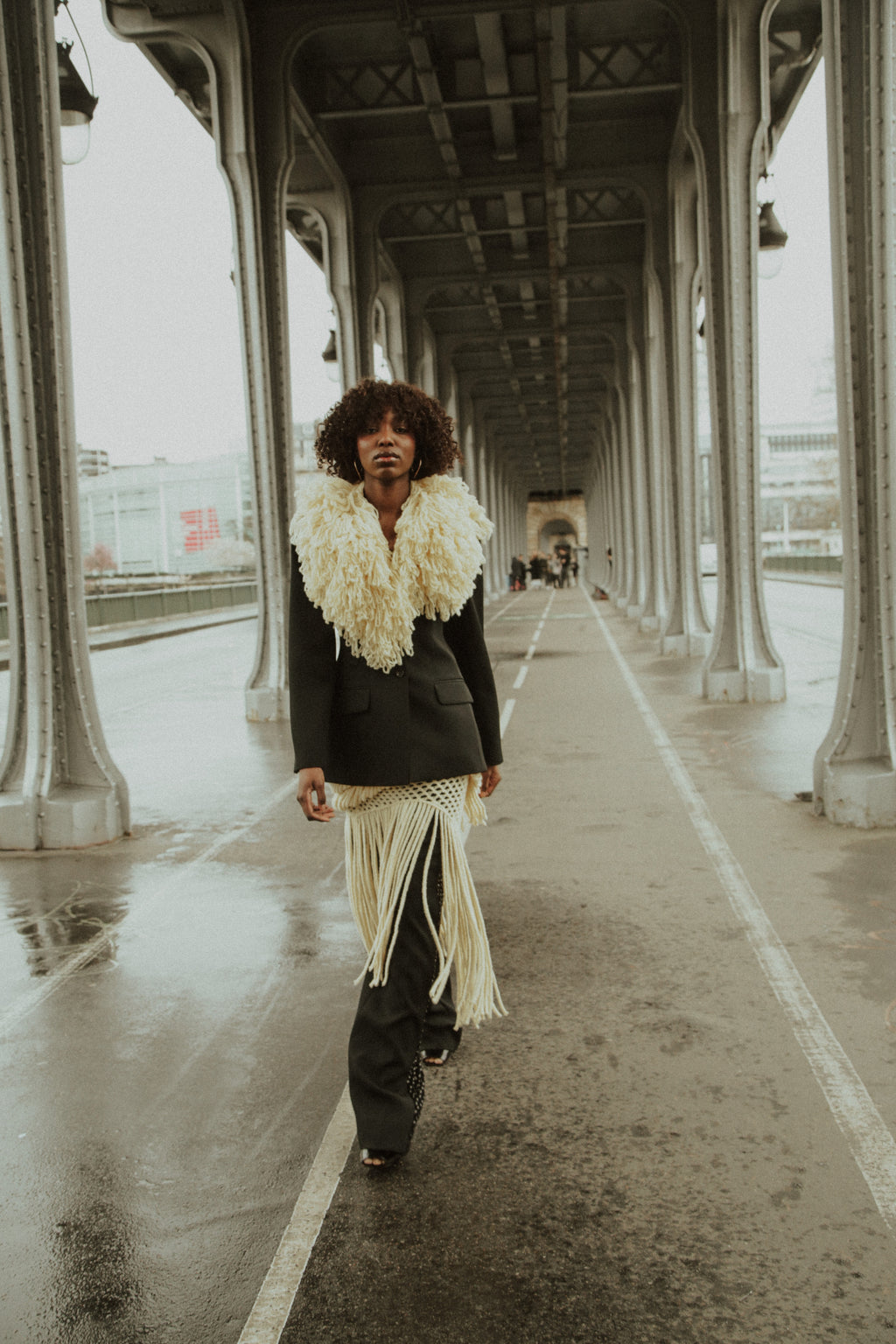 Fringe Collar in Butter