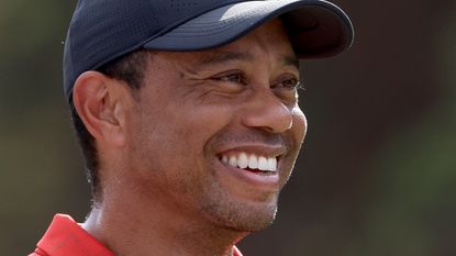 Tiger Woods at the 2021 PNC Championship
