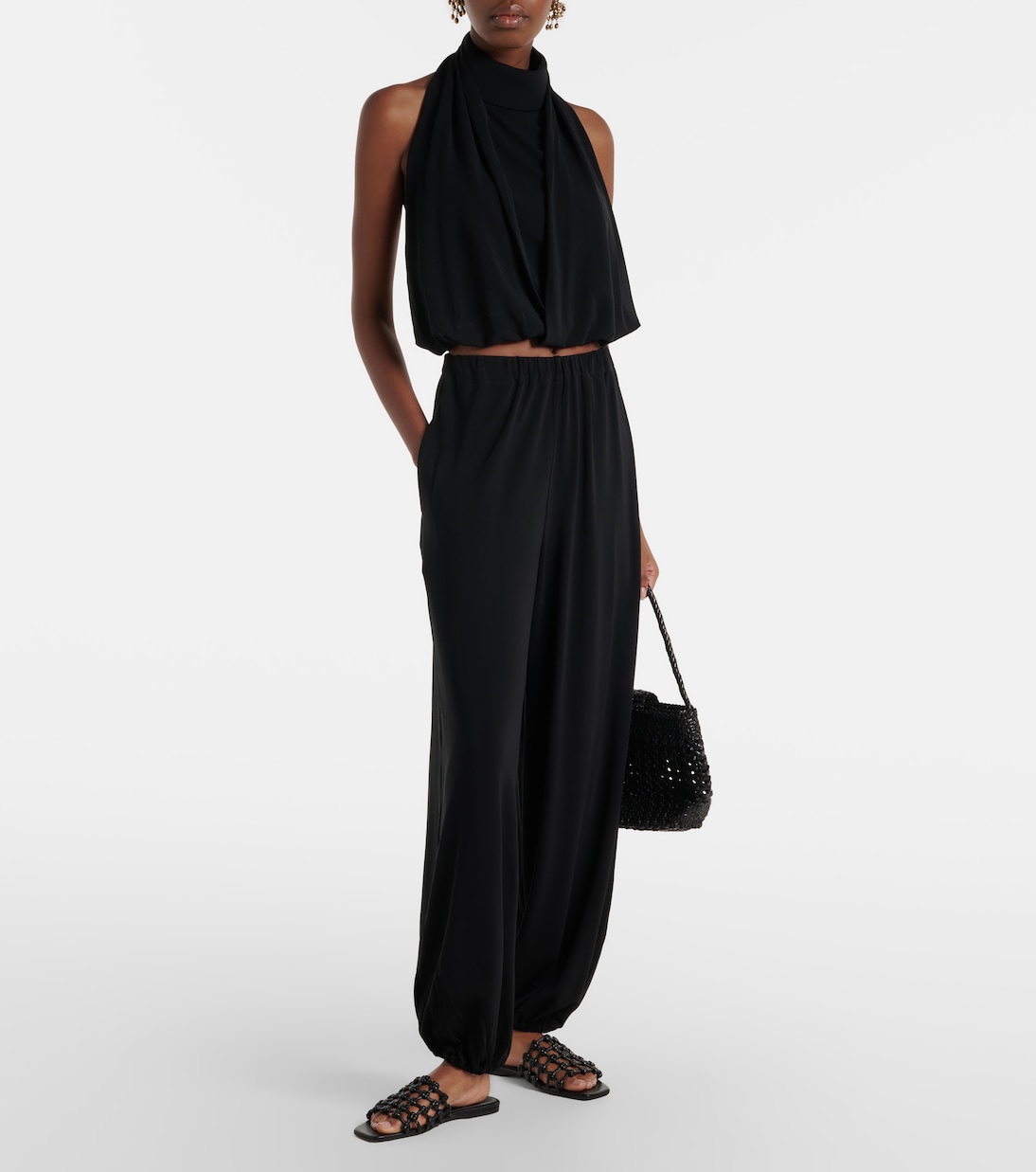 Balloon pants in black - Adriana DeGraz