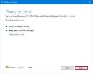 Windows 10 upgrade option with Media Creation Tool