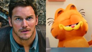 Chris Pratt and Garfield
